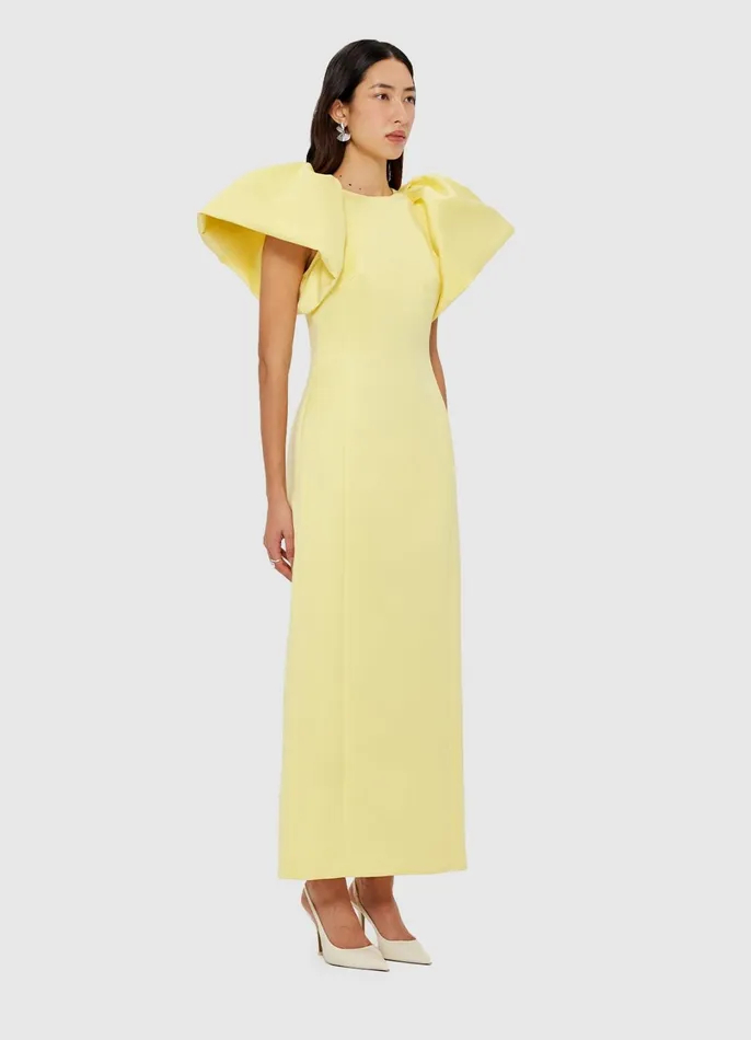 Dresses and Jumpsuits Women LEO LIN Lucinda Maxi Dress 8211 Sorbet Yellow
