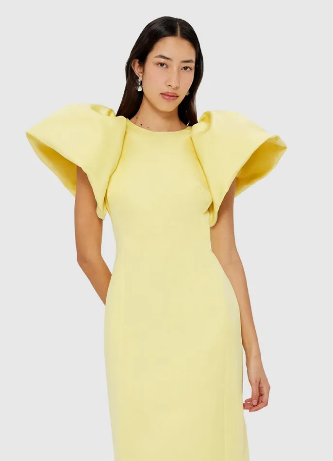 Dresses and Jumpsuits Women LEO LIN Lucinda Maxi Dress 8211 Sorbet Yellow