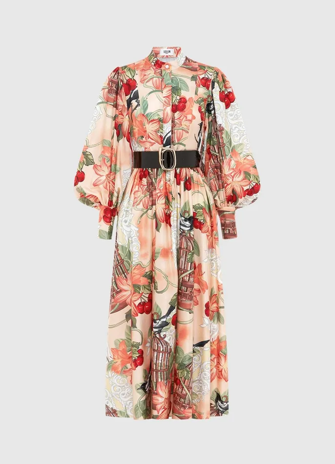 Dresses and Jumpsuits Women LEO LIN Nellie Midi Dress 8211 Azalea Print In Fortune Dresses and Jumpsuits Women LEO LIN Nellie Midi Dress 8211 Azalea Print In Fortune