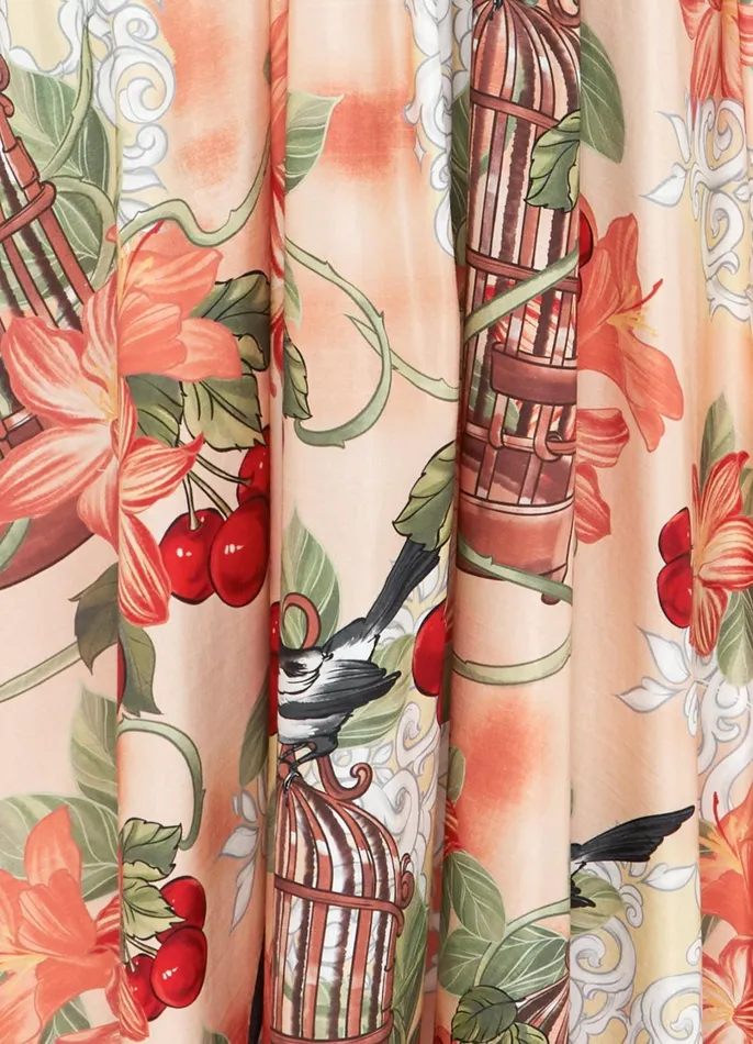 Dresses and Jumpsuits Women LEO LIN Nellie Midi Dress 8211 Azalea Print In Fortune