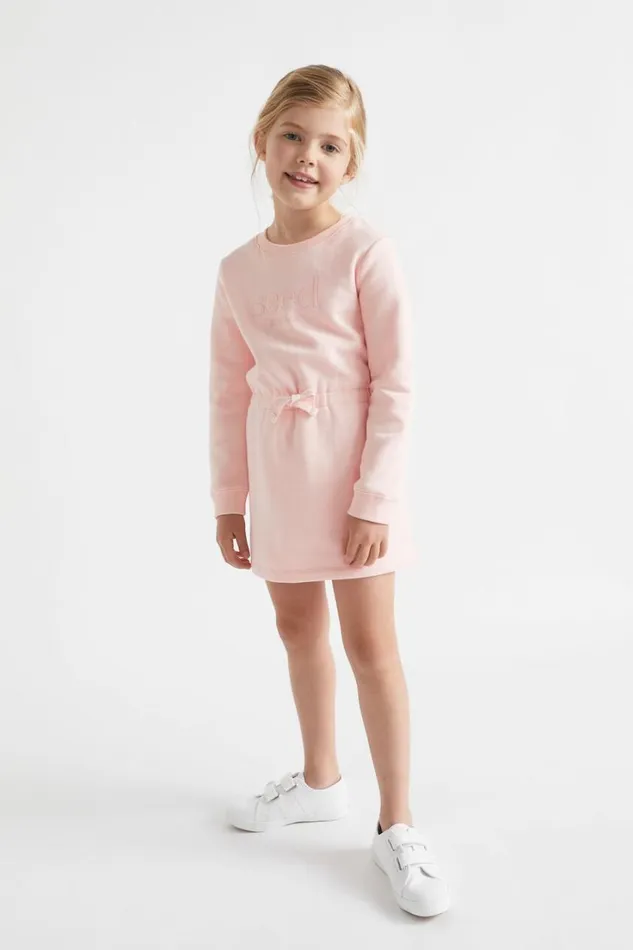 Dresses Girl Seed Heritage Core Logo Dress Dusty Rose