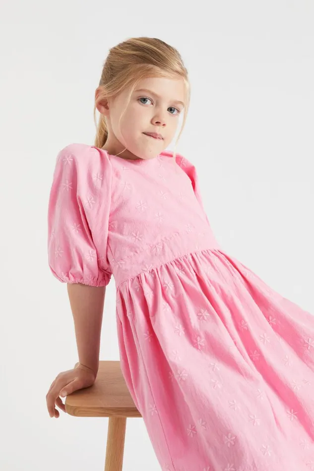 Dresses Girl Seed Heritage Embroidered Dress Candy Pink