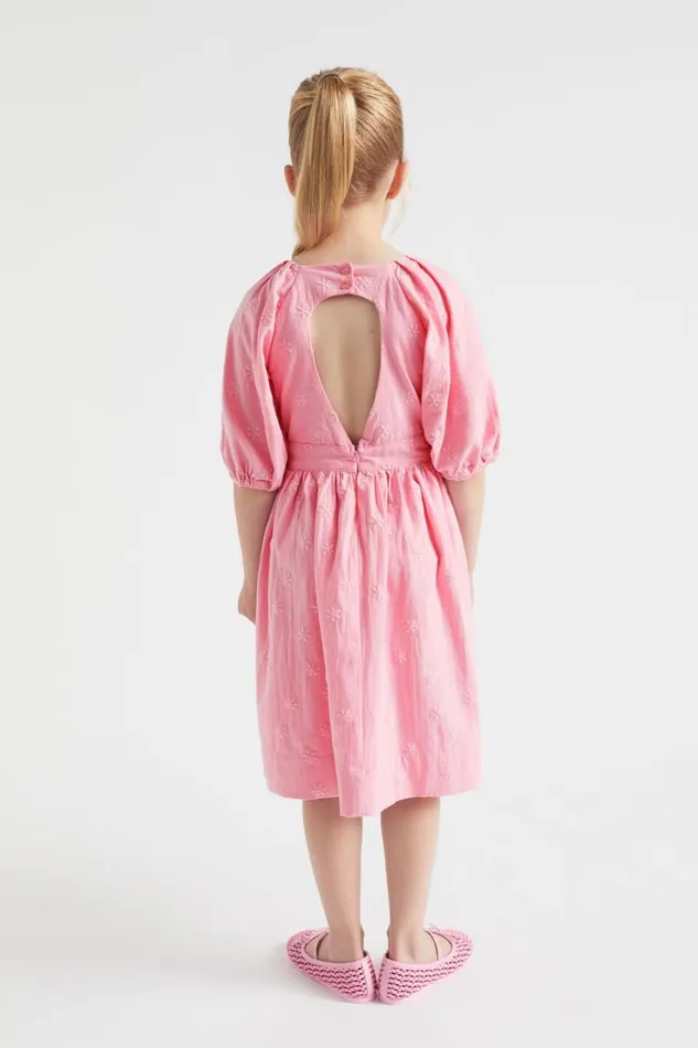 Dresses Girl Seed Heritage Embroidered Dress Candy Pink