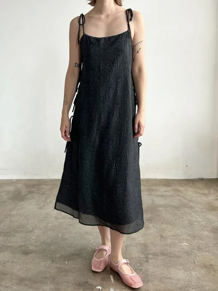 Dresses Shop Lisa Says Gah Mar Tie Midi Dress