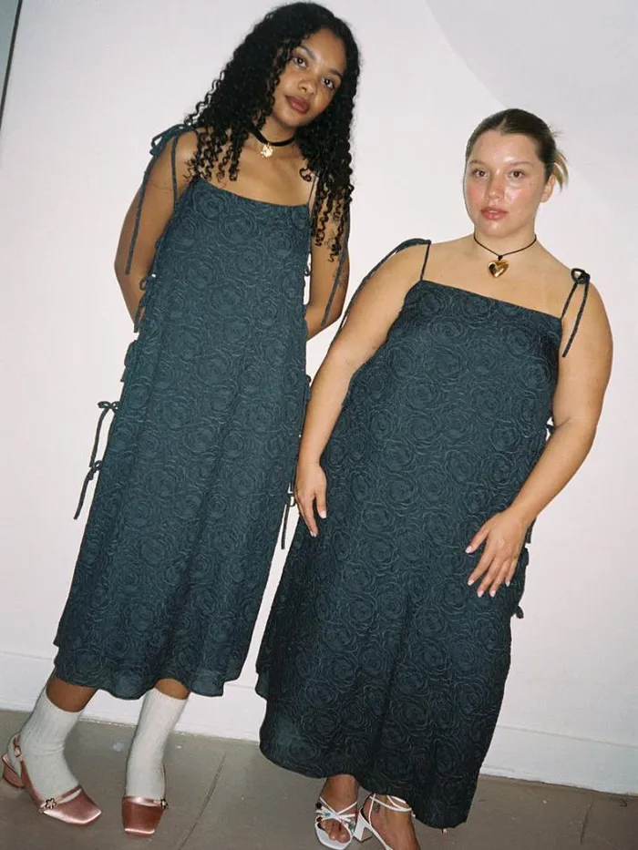 Dresses Shop Lisa Says Gah Mar Tie Midi Dress