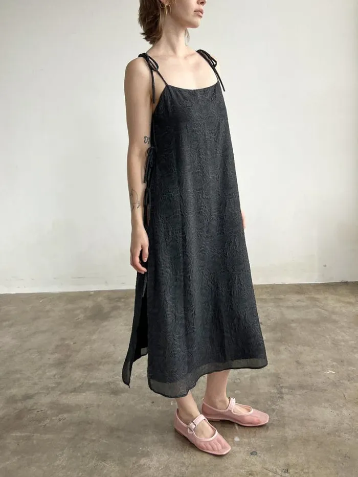Dresses Shop Lisa Says Gah Mar Tie Midi Dress