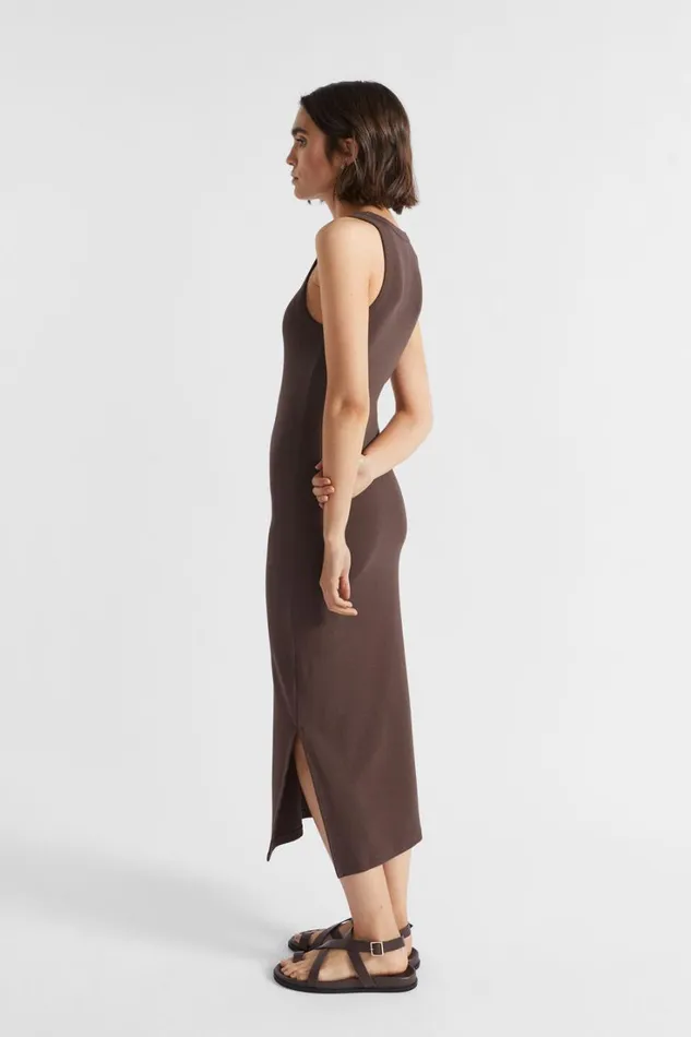 Dresses Woman Seed Heritage Core Rib Tank Dress Deep Raisin