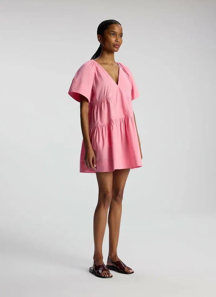 Dresses Women ALC Camila Cotton Mini Dress Light Grapefruit