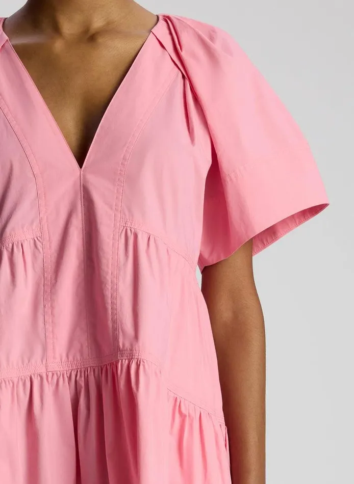 Dresses Women ALC Camila Cotton Mini Dress Light Grapefruit Dresses Women ALC Camila Cotton Mini Dress Light Grapefruit