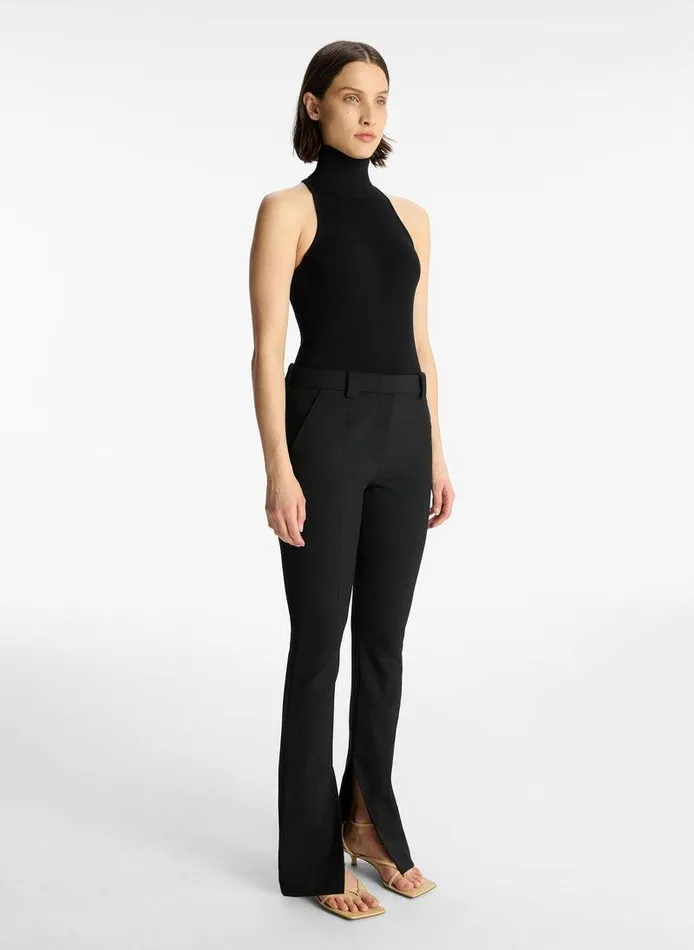 Dresses Women ALC Paltrow Cotton Knit Top Black