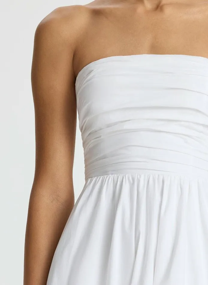 Dresses Women ALC Tate Strapless Midi Dress White Dresses Women ALC Tate Strapless Midi Dress White