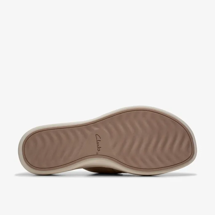 Drift Buckle Sand Combination Women Clarks Sandals and Flip Flops