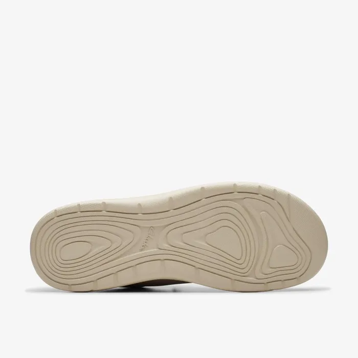 Driftlite Surf Light Grey Textile Men Clarks Loafers and Slip Ons