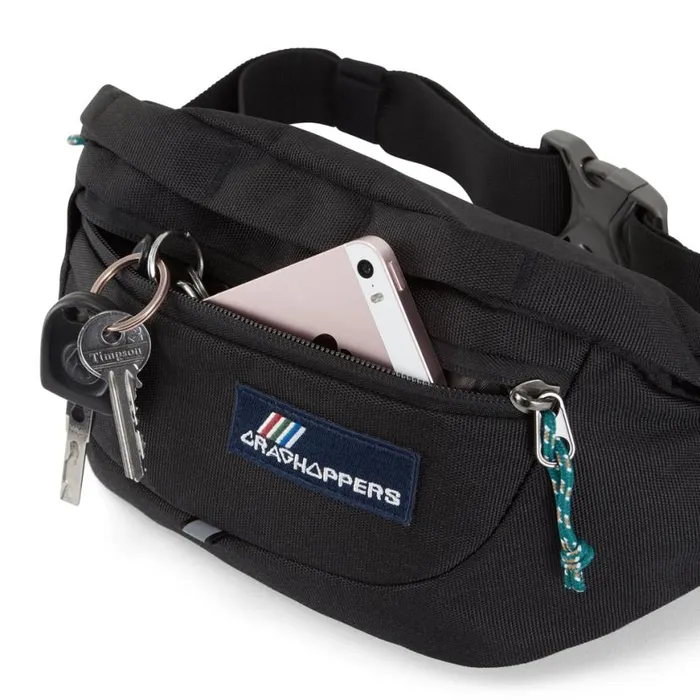 Equipment Camping Accessories Craghoppers 15L Kiwi Classic Bum Bag Black Equipment Camping Accessories Craghoppers 15L Kiwi Classic Bum Bag Black