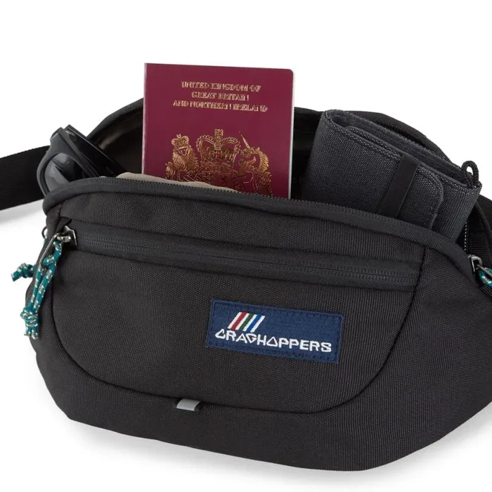 Equipment Camping Accessories Craghoppers 15L Kiwi Classic Bum Bag Black Equipment Camping Accessories Craghoppers 15L Kiwi Classic Bum Bag Black