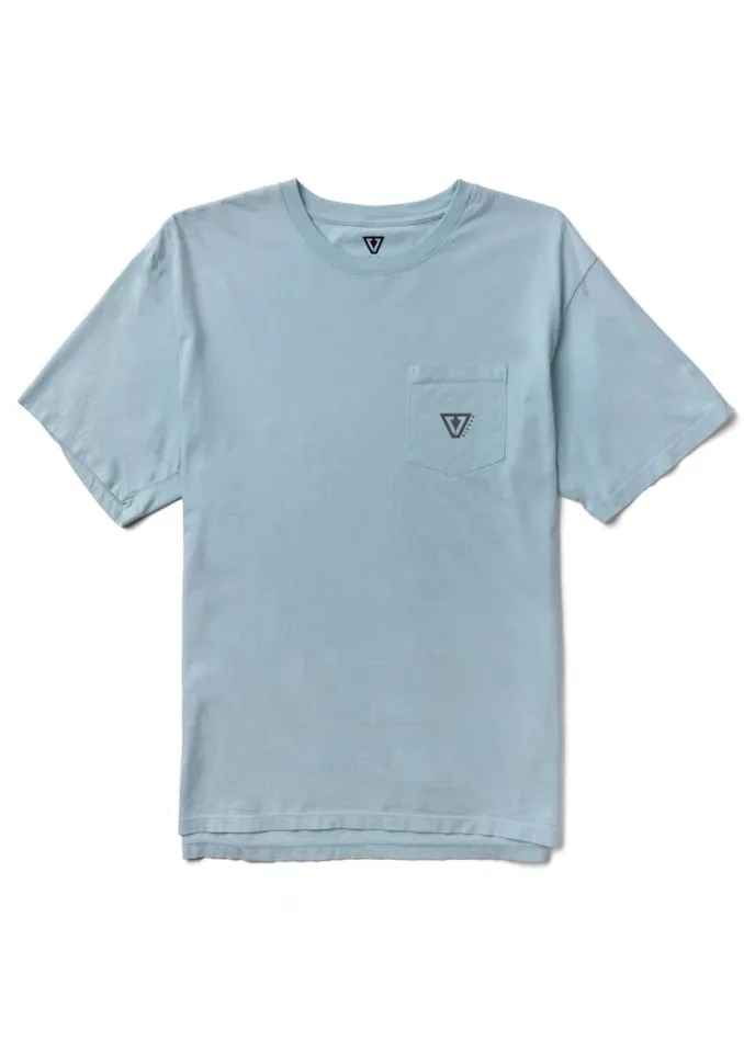 Established Premium Pkt Tee Chambray Men Vissla Tees
