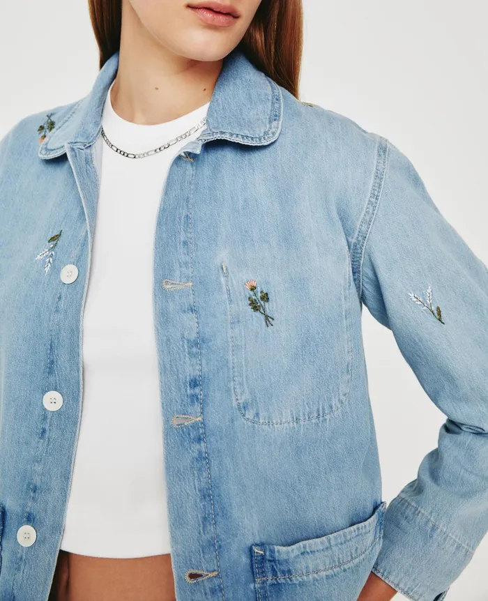 Everlee Jacket Eb Super Bloom Flower Garden Women AG Jeans Jackets Everlee Jacket Eb Super Bloom Flower Garden Women AG Jeans Jackets