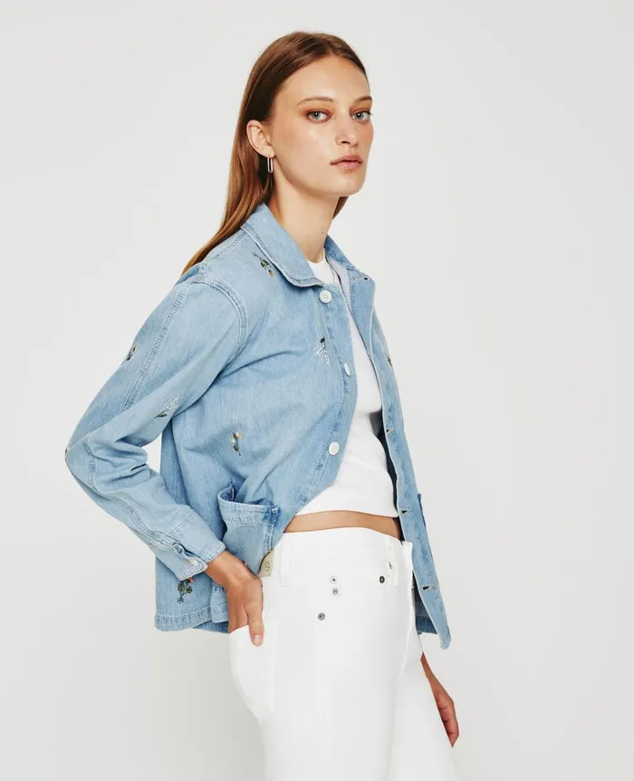 Everlee Jacket Eb Super Bloom Flower Garden Women AG Jeans Jackets Everlee Jacket Eb Super Bloom Flower Garden Women AG Jeans Jackets