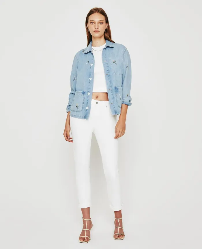 Everlee Jacket Eb Super Bloom Flower Garden Women AG Jeans Jackets Everlee Jacket Eb Super Bloom Flower Garden Women AG Jeans Jackets