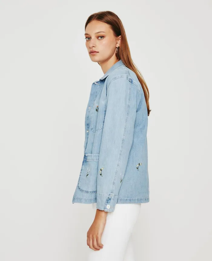 Everlee Jacket Eb Super Bloom Flower Garden Women AG Jeans Jackets Everlee Jacket Eb Super Bloom Flower Garden Women AG Jeans Jackets