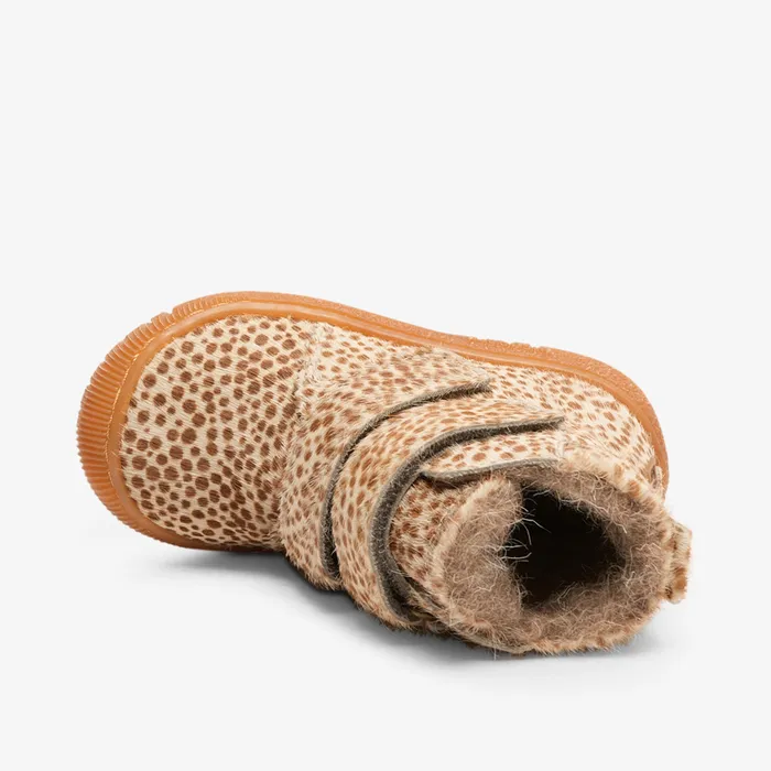 evon tex bambi fur Brown KIDS Boots bisgaardshoes