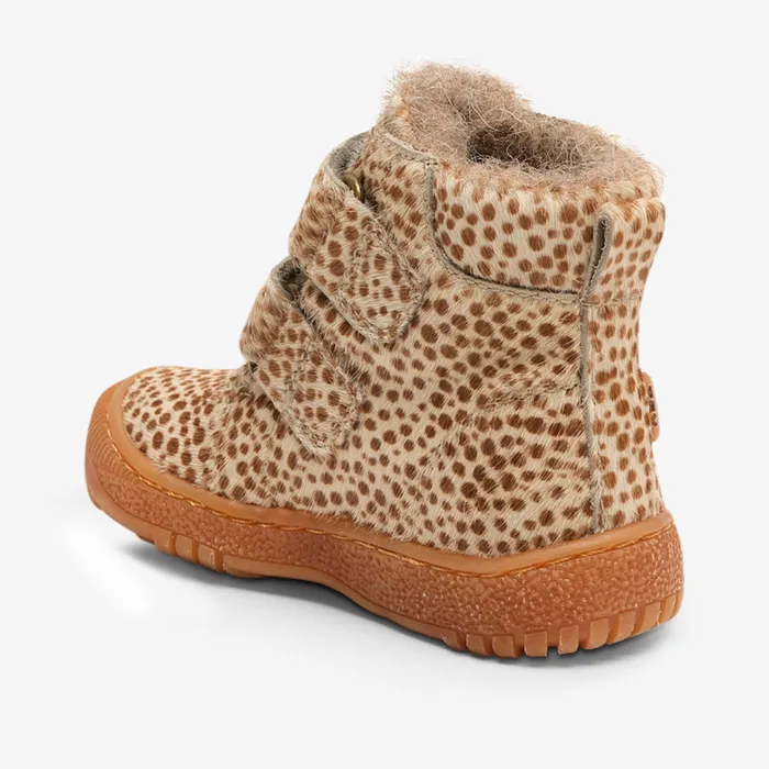 evon tex bambi fur Brown KIDS Boots bisgaardshoes