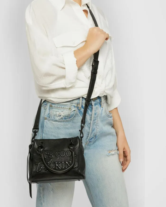 Fairest Of Them All Mini Satchel Crossbody Black Women Aimee Kestenberg Crossbody Bags