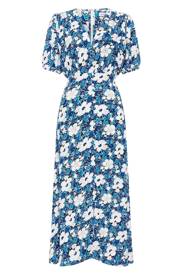 Faithfull The Brand Dresses Bellavista Midi Dress Vita Bella Floral Blue Exclusive 8211 Final Sale 8211 Women Faithfull The Brand Dresses Bellavista Midi Dress Vita Bella Floral Blue Exclusive 8211 Final Sale 8211 Women