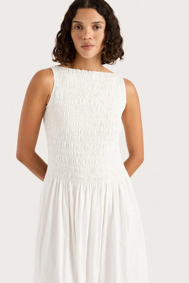 Faithfull The Brand Dresses Margot Maxi Dress White 8211 Women