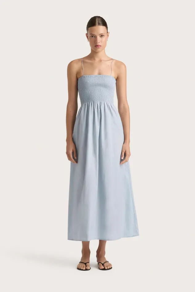 Faithfull The Brand Dresses Tergu Maxi Dress Sky Blue 8211 Women