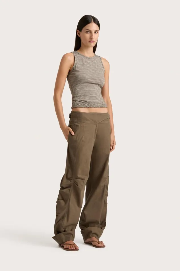Faithfull The Brand Pants Calais Pant Walnut 8211 Women