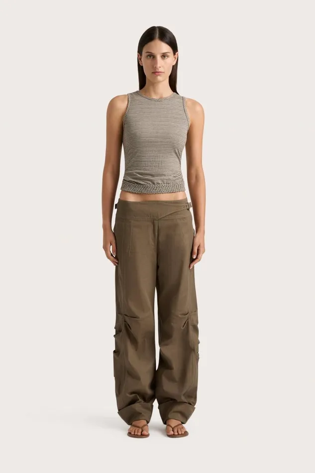 Faithfull The Brand Pants Calais Pant Walnut 8211 Women