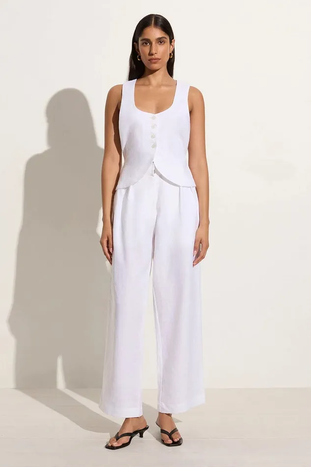 Faithfull The Brand Pants Duomo Pant White 8211 Women