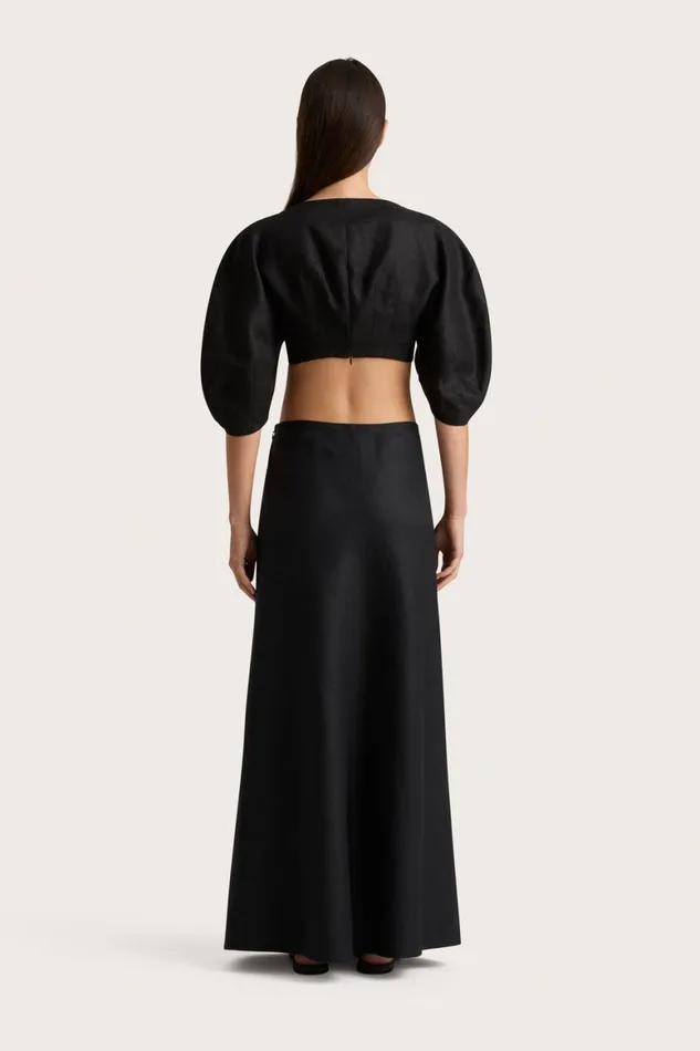 Faithfull The Brand Skirts and Shorts Antibes Maxi Skirt Black 8211 Women