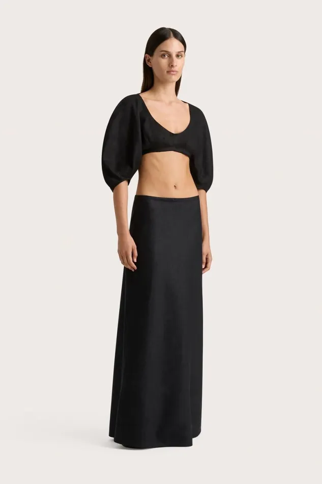 Faithfull The Brand Skirts and Shorts Antibes Maxi Skirt Black 8211 Women