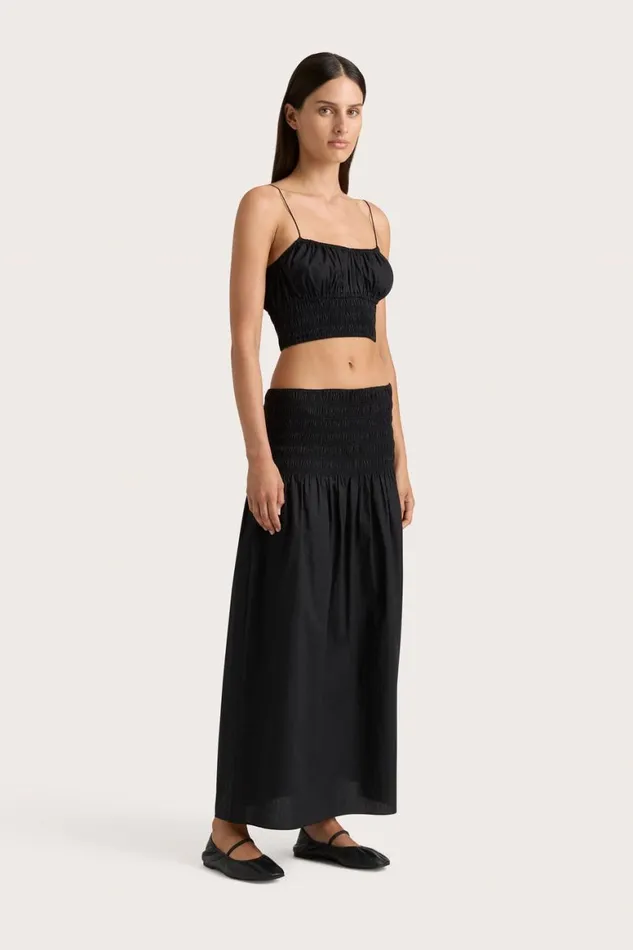 Faithfull The Brand Skirts and Shorts Baia Midi Skirt Black 8211 Women