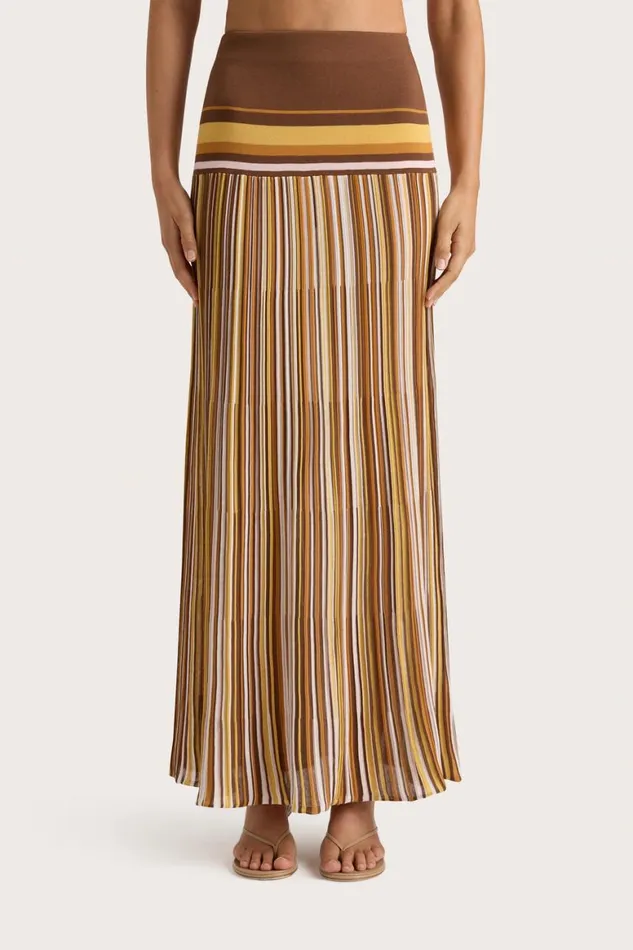 Faithfull The Brand Skirts and Shorts Citara Skirt Cocoa 8211 Women Faithfull The Brand Skirts and Shorts Citara Skirt Cocoa 8211 Women