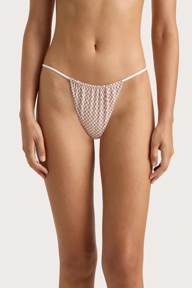 Faithfull The Brand Swim Elea Bikini Bottom Oliander Blush 8211 Women
