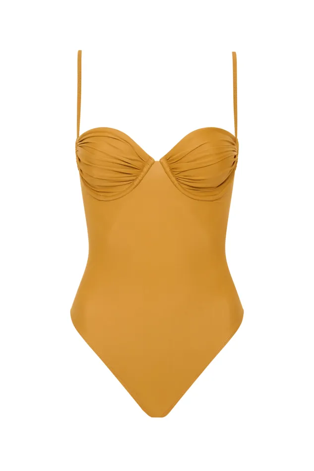 Faithfull The Brand Swim Gabriela One Piece Terracotta 8211 Women Faithfull The Brand Swim Gabriela One Piece Terracotta 8211 Women