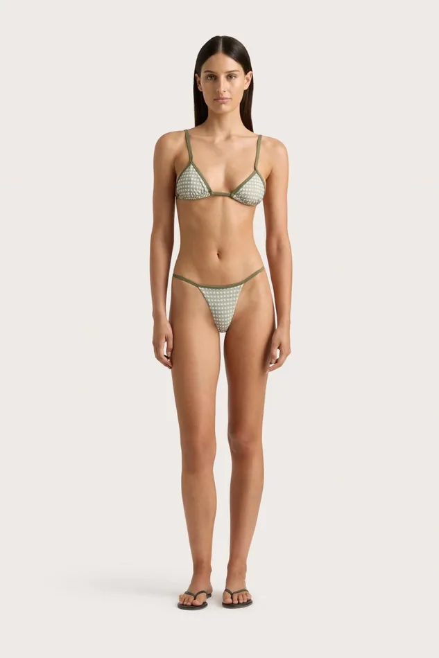 Faithfull The Brand Swim Manon Bikini Bottom Oliander Khaki 8211 Women