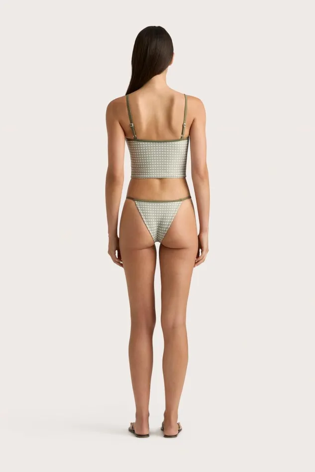 Faithfull The Brand Swim Manon Top Oliander Khaki 8211 Women Faithfull The Brand Swim Manon Top Oliander Khaki 8211 Women