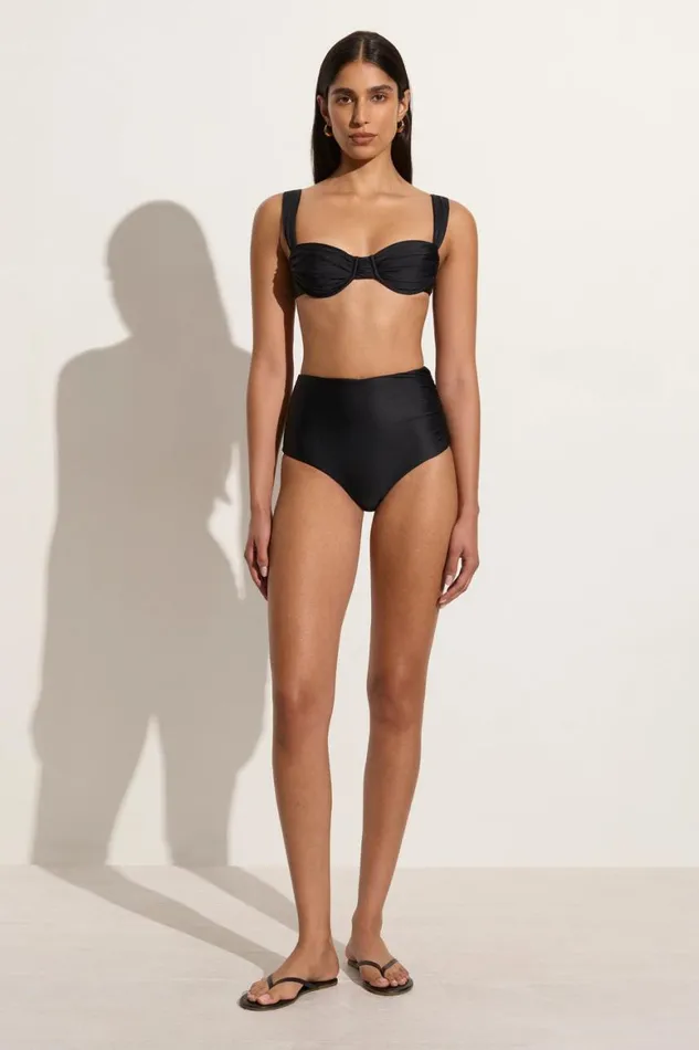 Faithfull The Brand Swim Sol Bikini Top Black 8211 Women