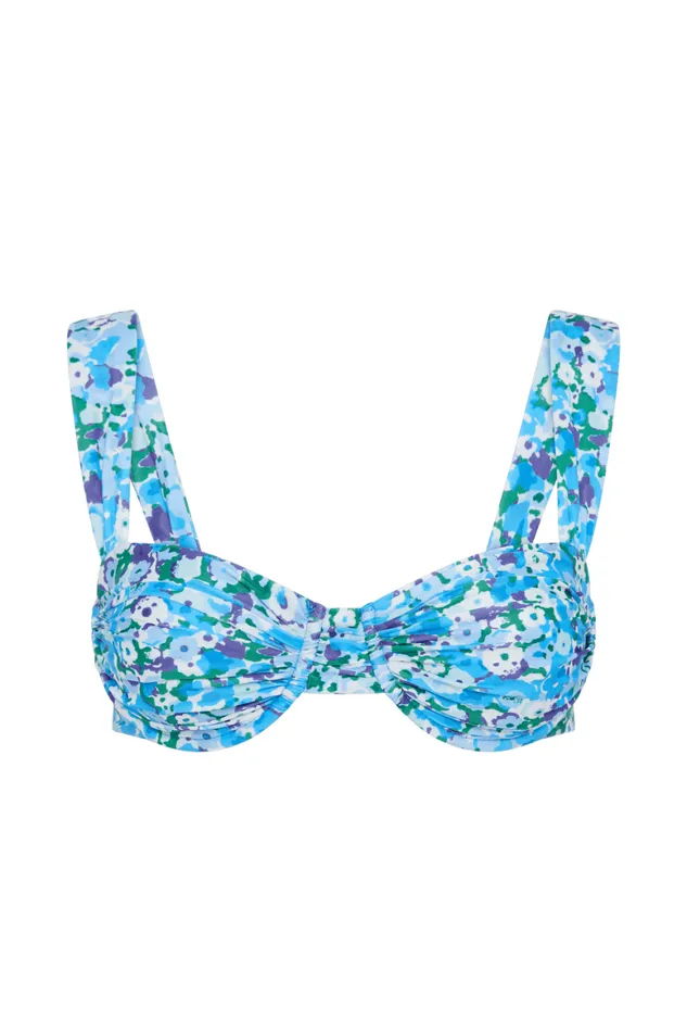 Faithfull The Brand Swim Sol Bikini Top Stellina Floral 8211 Women Faithfull The Brand Swim Sol Bikini Top Stellina Floral 8211 Women