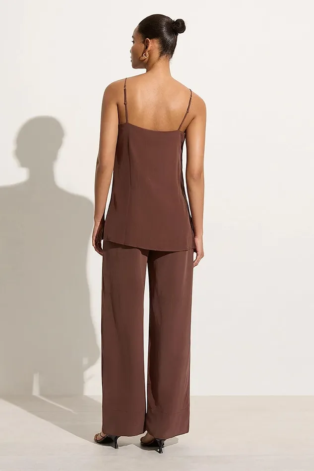 Faithfull The Brand Tops Koa Tunic Top Tobacco 8211 Final Sale 8211 Women Faithfull The Brand Tops Koa Tunic Top Tobacco 8211 Final Sale 8211 Women