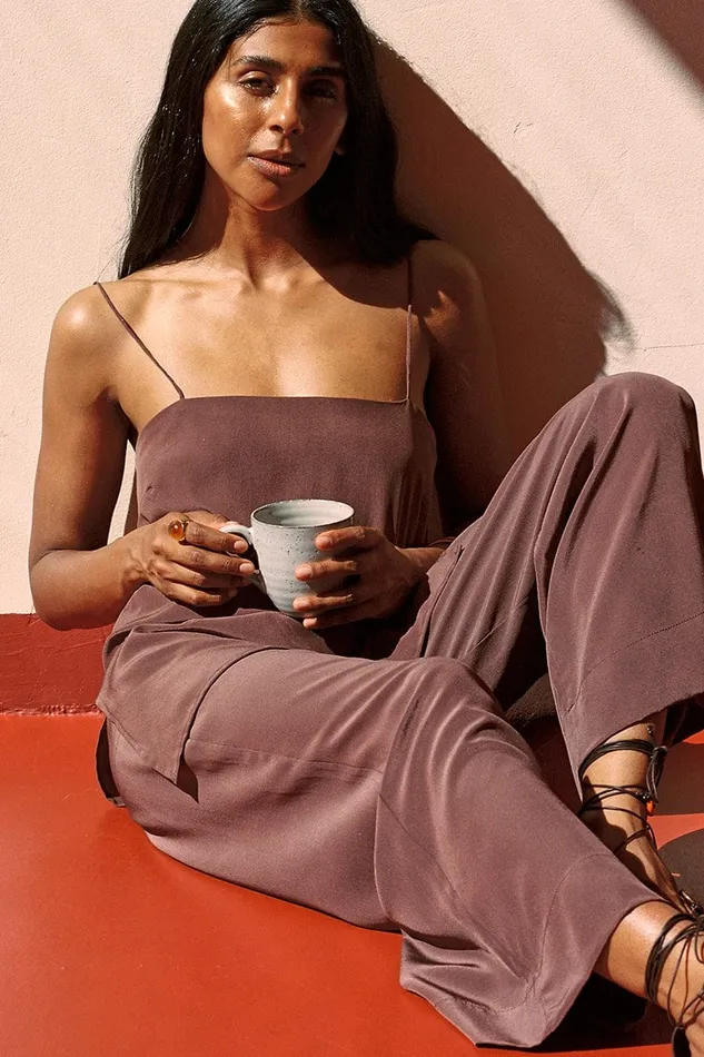 Faithfull The Brand Tops Koa Tunic Top Tobacco 8211 Final Sale 8211 Women Faithfull The Brand Tops Koa Tunic Top Tobacco 8211 Final Sale 8211 Women
