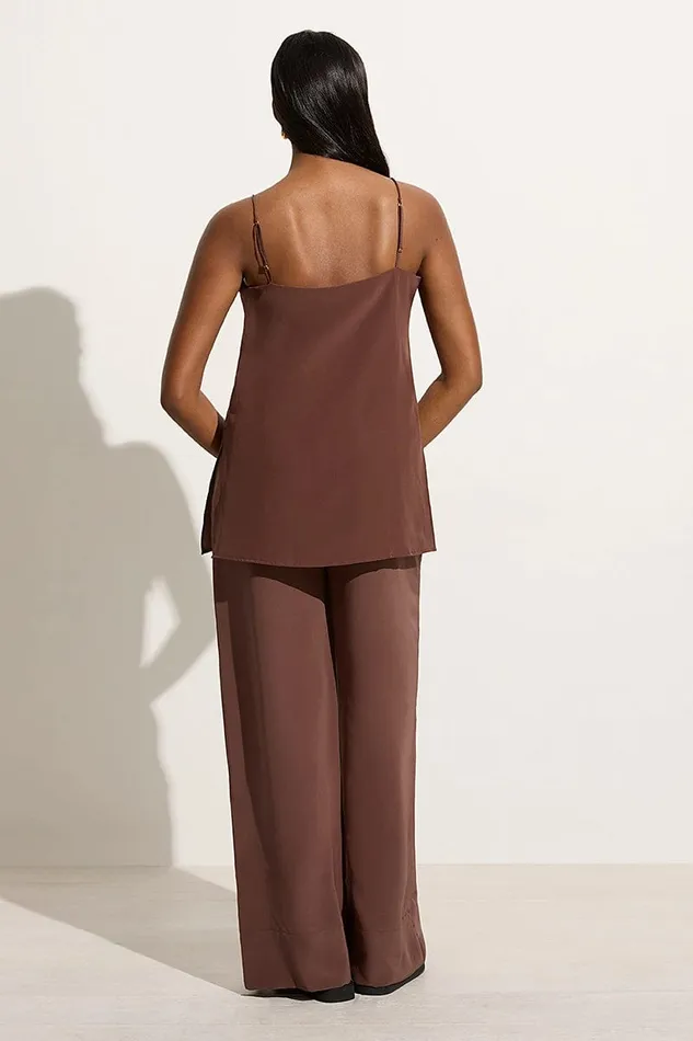 Faithfull The Brand Tops Koa Tunic Top Tobacco 8211 Final Sale 8211 Women Faithfull The Brand Tops Koa Tunic Top Tobacco 8211 Final Sale 8211 Women