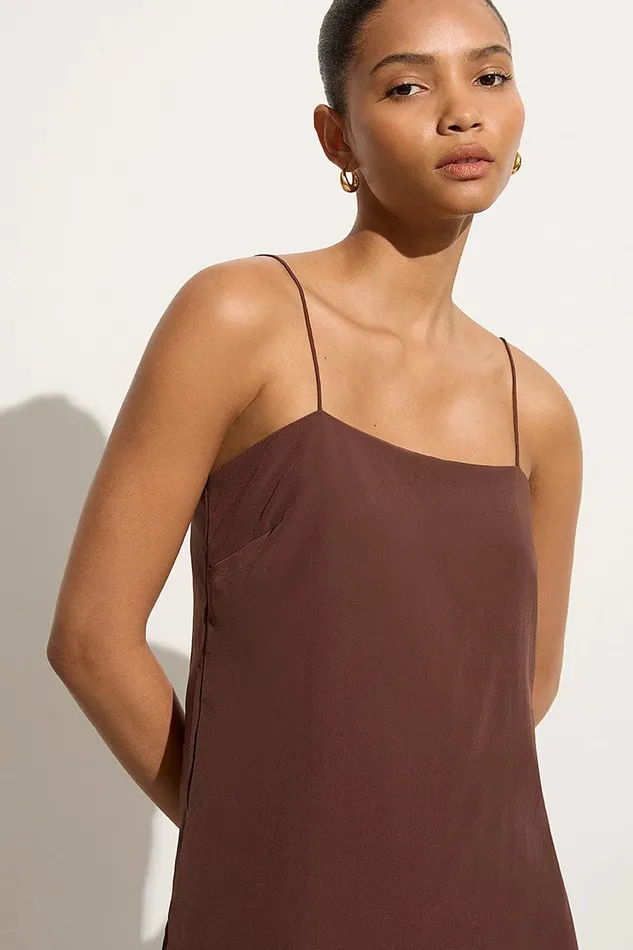 Faithfull The Brand Tops Koa Tunic Top Tobacco 8211 Final Sale 8211 Women Faithfull The Brand Tops Koa Tunic Top Tobacco 8211 Final Sale 8211 Women
