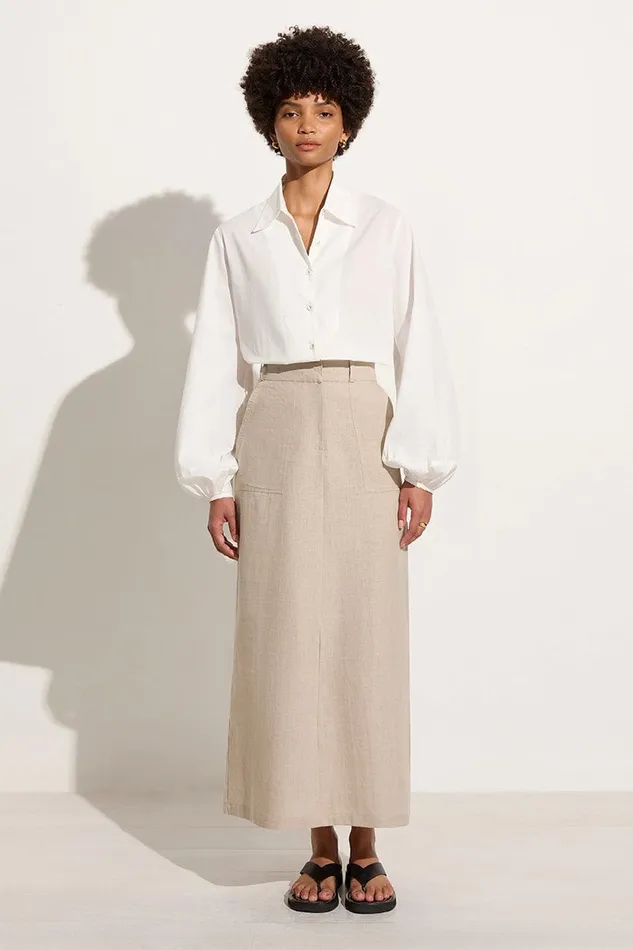 Faithfull The Brand Tops Managua Shirt White 8211 Final Sale 8211 Women Faithfull The Brand Tops Managua Shirt White 8211 Final Sale 8211 Women