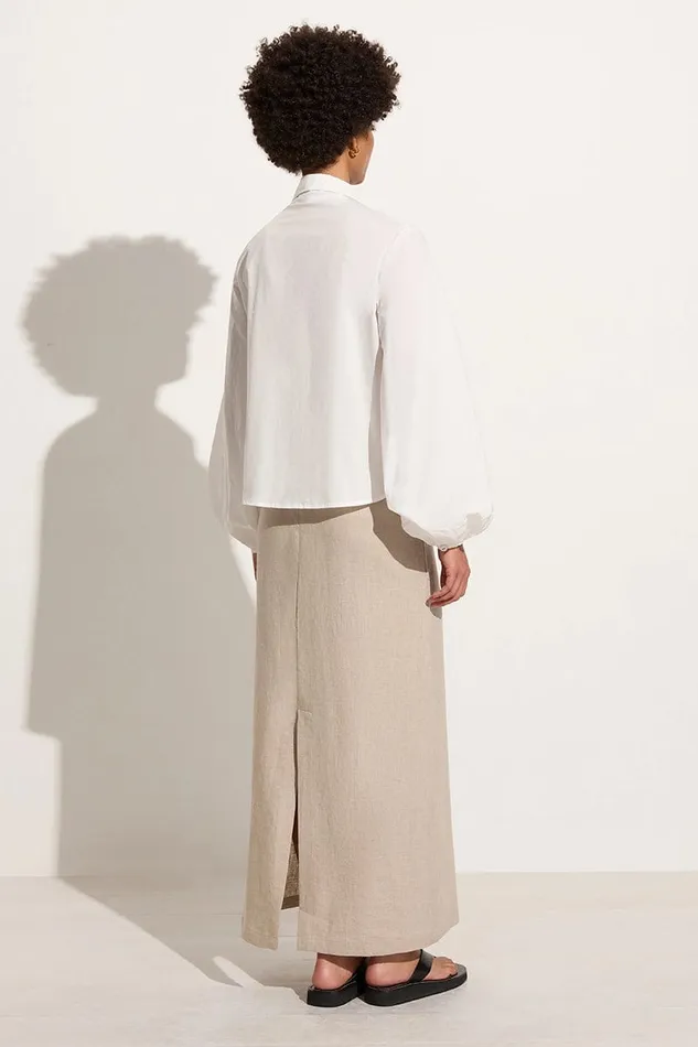 Faithfull The Brand Tops Managua Shirt White 8211 Final Sale 8211 Women Faithfull The Brand Tops Managua Shirt White 8211 Final Sale 8211 Women