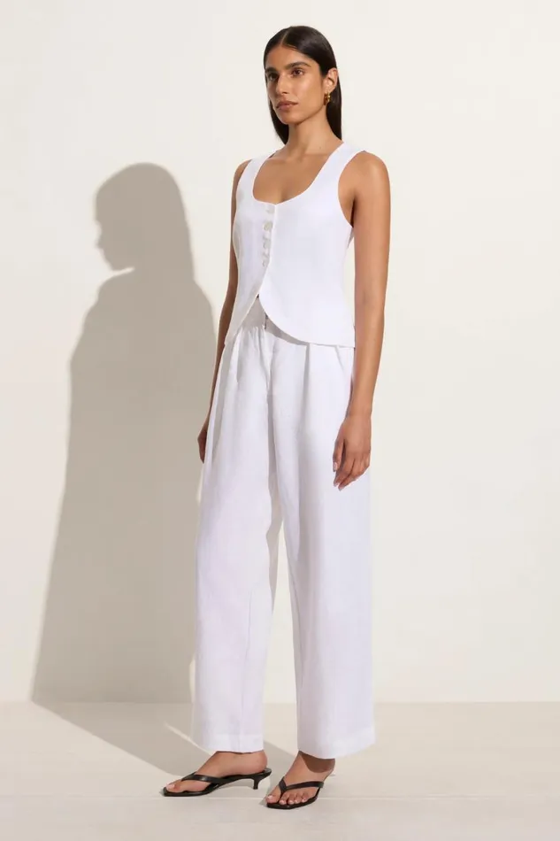 Faithfull The Brand Tops Stanze Vest White 8211 Women Faithfull The Brand Tops Stanze Vest White 8211 Women